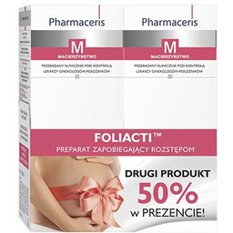 PHARMACERIS M Zestaw Foliacti Krem zapobiegający rozstępom, 2x150ml