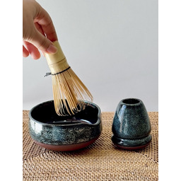 Pakamera Zestaw do Matcha Miska + Stojak -