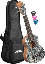 Cascha HH 2601 Art Series Sketch Ukulele Sopranowe