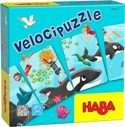 HABA 306623 - Velocipuzzle, Gra-Puzzle dla dzieci