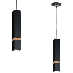 Lampa wisząca nowoczesna VIDAR BLACK MLP5403 - Milagro