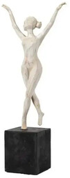 Gallery Dekoracyjna rzeźba kobieta Ballerina 5059413869860 baletnica czarny