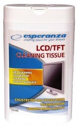 Esperanza Chusteczki czyszczące do LCD/TFT 100 szt.