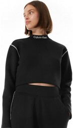 Damska bluza dresowa nierozpinana z półgolfem Calvin Klein