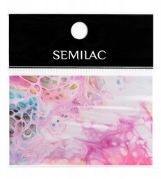 Semilac 08 Nail transfer foil Rainbow Marble
