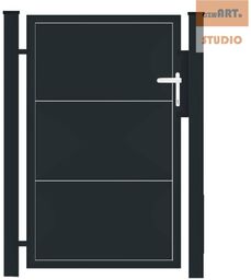 Furtka typ WALL SOLID - 1,00 x 1,25