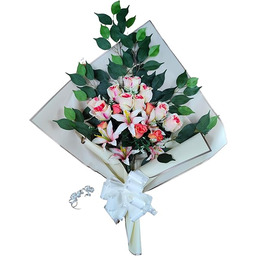 DRW Bukiet Kwiatów na Cmentarz Bukiet Sztuczne kwiaty