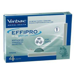 VIRBAC Effipro Spot-On preparat dla kotów 24 szt