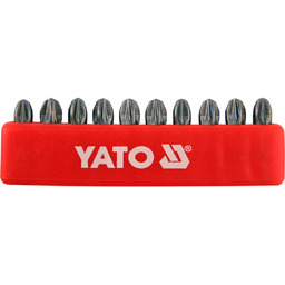 Yato Końcówki wkrętakowe pz3x25 mm, kpl. 10 szt.