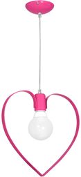 Lampa wisząca Amore 1 Różowy MLP9956 - Milagro