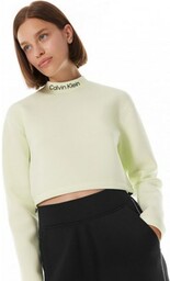 Damska bluza dresowa nierozpinana z półgolfem Calvin Klein