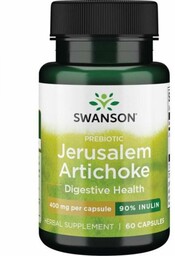 SWANSON Prebiotic Jerusalem Artichoke 400 mg (60 kaps.)