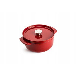 KitchenAid Cast Iron garnek żeliwny z pokrywką 22cm