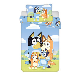 Jerry Fabrics Pościel bawełniana 100x135 Bluey 004 Pieski