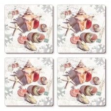 PODKŁADKI KORKOWE na stół CALA HOME Morskie Muszle