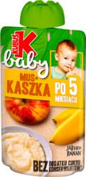 Kubuś Baby Mus + Kaszka, jabłko, banan, po