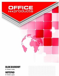 Blok szkolny A4/50 kratka OFFICE PRODUCTS /16045011-99/