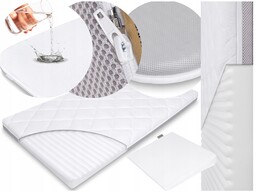 Materac 90x40 Antyalergiczny Kołyski Ochraniacz Wodoodporny 90x40 Klin