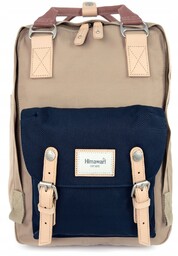 Plecak Himawari Double Autumn S-ciemny beżowy na laptopa