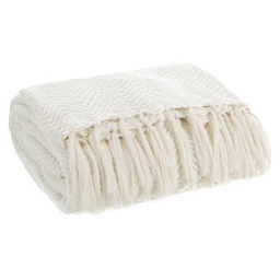 EUROFIRANY Koc Milo 130 x 170 cm Biały