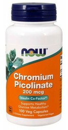 NOW Chromium Picolinate - 100kaps