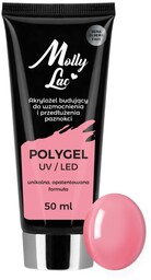 Polygel akrylożel MollyLac budujący HEMA/Di-HEMA Free Peony 50