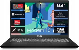 Nowoczesny laptop MSI Modern 15 Ryzen 5 7530U