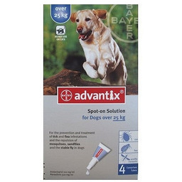Bayer Advantix Krople Na Kleszcze I Pchły 4x4ml