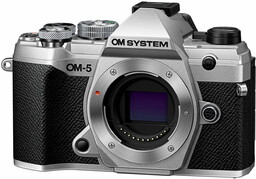 Aparat OM SYSTEM OM-5 srebrny + kurs online
