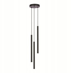 Lampa wisząca potrójna tuba zwis żyrandol K-4862