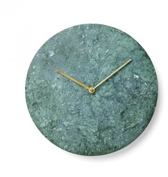 Menu MARBLE Zegar Ścienny Marmurowy / Zielony -