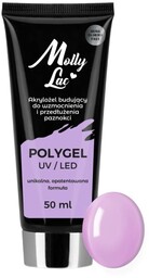 Polygel akrylożel MollyLac budujący HEMA/Di-HEMA Free Wild Orchid