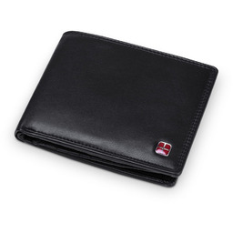 Portfel męski Skórzany Albatross Cruz Czarny