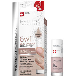 EVELINE Nail Therapy 6w1 Care & Colour skoncentrowana
