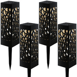 4x lampa ogrodowa solarna ozdobna