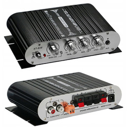 WZMACNIACZ AUDIO 2.1 KANAŁÓW DO SAMOCHODU I DOMU