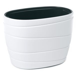 Donica PASSA 40 owalna niska biały Lamela