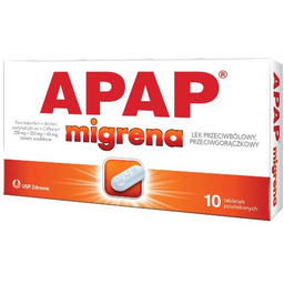 APAP Migrena, 10tabl. powl.
