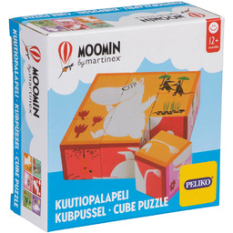 Klocki obrazkowe puzzle Muminki 9 elementów dla dzieci