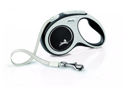 FLEXI Smycz oryginalna New Comfort czarna S 5m