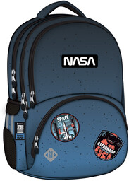 PLECAK SZKOLNY 4-KOMOROWY BP7 SPACE MOON NASA