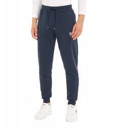 TOMMY HILFIGER MĘSKIE SPODNIE DRESOWE GRANAT r.XL