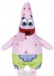 MASKOTKA PLUSZOWA SPONGEBOB PATRYK ROZGWIAZDA KORALIKOWE OCZY 24CM