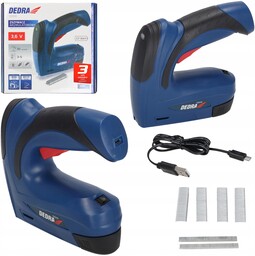 Zszywacz tapicerski Gwoździarka Dedra akumulator 1,5Ah 6-10mm Taker