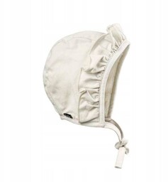 Elodie Czapka Winter Bonnet Creamy White 6-12 m-cy