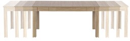 Stół rozkładany dąb sonoma mat 160 - 300