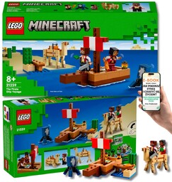 LEGO MINECRAFT PREZENT DLA DZIECKA - Rejs Statkiem