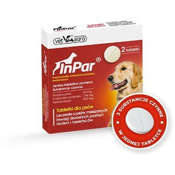 Vet-Agro InPar Tabletki Odrobaczające Dla Psa 2szt