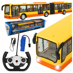 Duży Autobus Miejski przegubowy Sterowany Na Pilot Ładowany