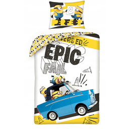 Pościel 140x200 Minionki poszewka 70x90 Kids Halantex